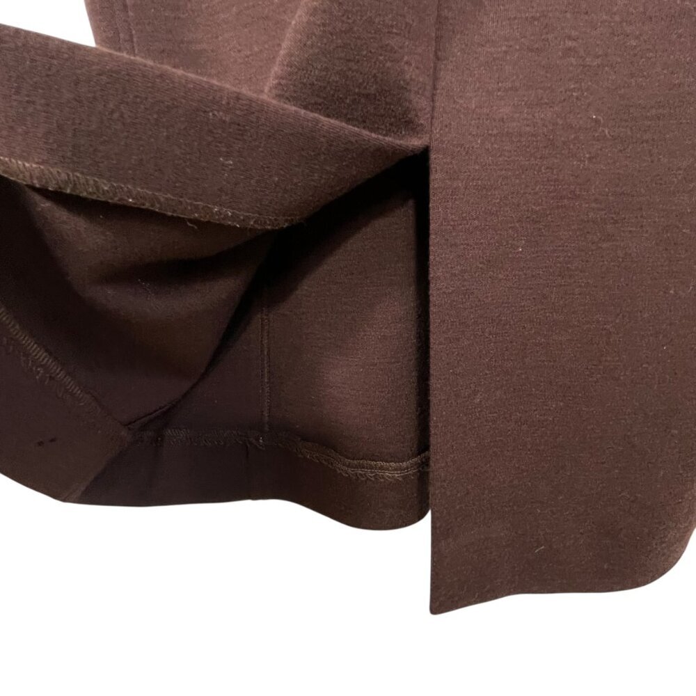 Ralph Lauren Blue Label Wool Sleeveless Brown Midi Sheath Dress Size 6 - Picture 9 of 11